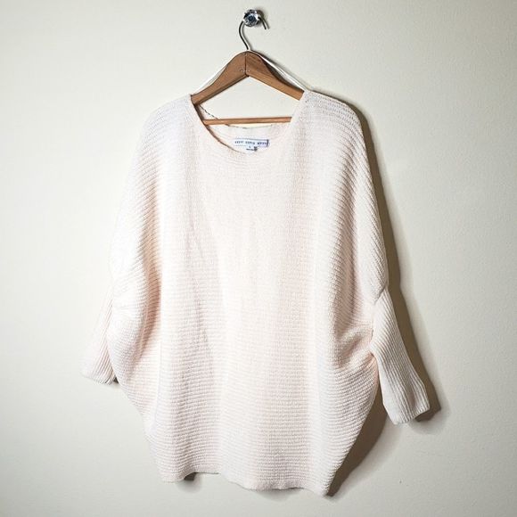 Being Sweet Batwing Chenille Sweater (White) - Picture 4 of 11